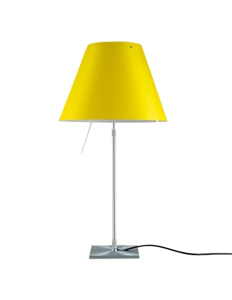 Luceplan - Costanza Lampada da Tavolo - Stelo Telescopico Alluminio