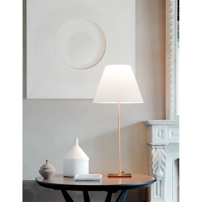 Luceplan - Costanza Lampada da Tavolo - Stelo Telescopico Alluminio