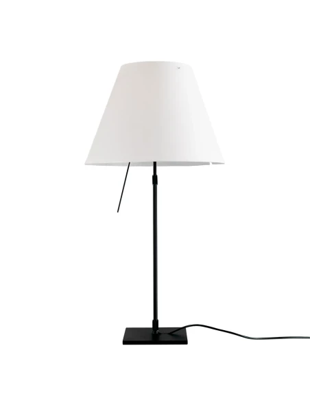 Luceplan - Costanza Table Lamp - Telescopic Stem - Black
