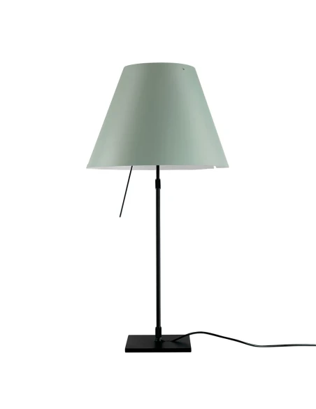 Luceplan - Costanza Lampada da Tavolo - Stelo Telescopico - Nero