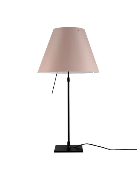 Luceplan - Costanza Lampada da Tavolo - Stelo Telescopico - Nero