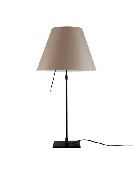 Luceplan - Costanza Table Lamp - Telescopic Stem - Black