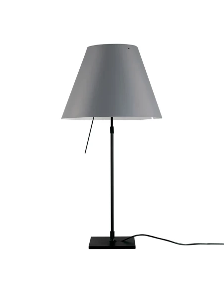 Luceplan - Costanza Lampada da Tavolo - Stelo Telescopico - Nero
