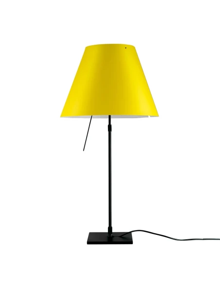 Luceplan - Costanza Table Lamp - Telescopic Stem - Black