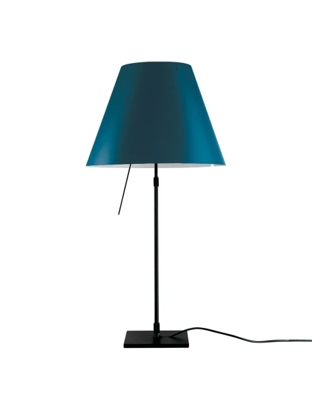 Luceplan - Costanza Table Lamp - Telescopic Stem - Black