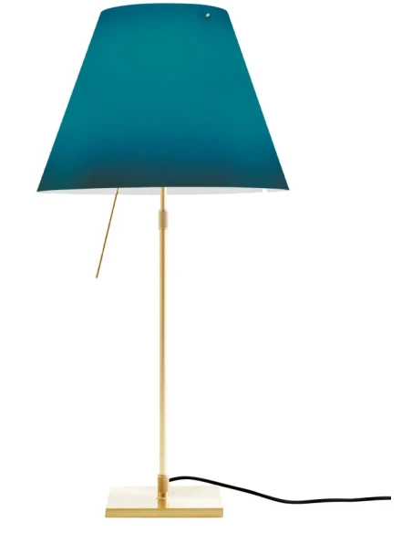 Luceplan - Costanza Table Lamp - Brass Telescopic Stem