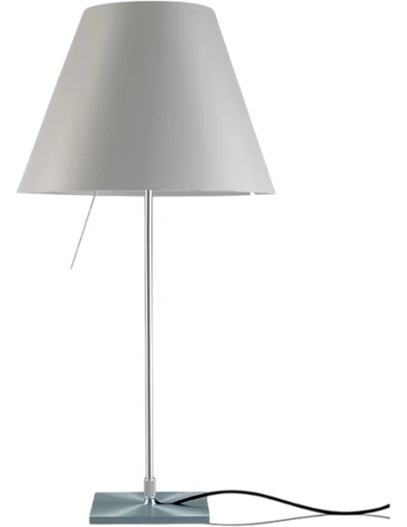 Luceplan - Costanza Lampada da Tavolo - Stelo Fisso Alluminio