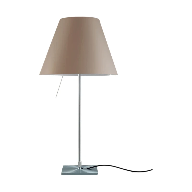 Luceplan - Costanza Lampada da Tavolo - Stelo Fisso Alluminio
