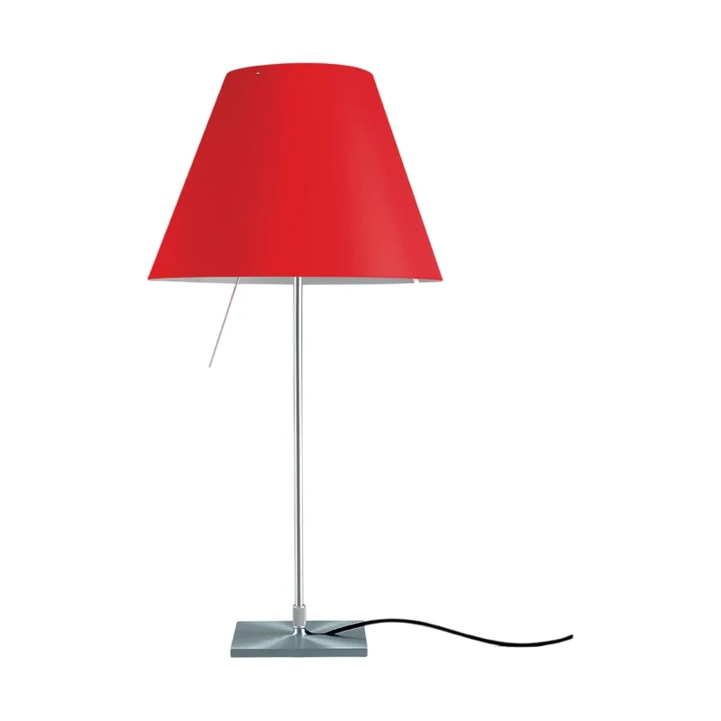 Luceplan - Costanza Lampada da Tavolo - Stelo Fisso Alluminio