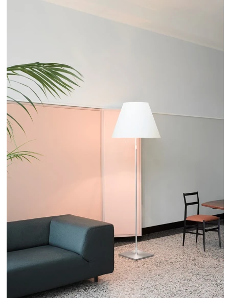 Luceplan - Costanza Floor Lamp - Telescopic Aluminum Stem