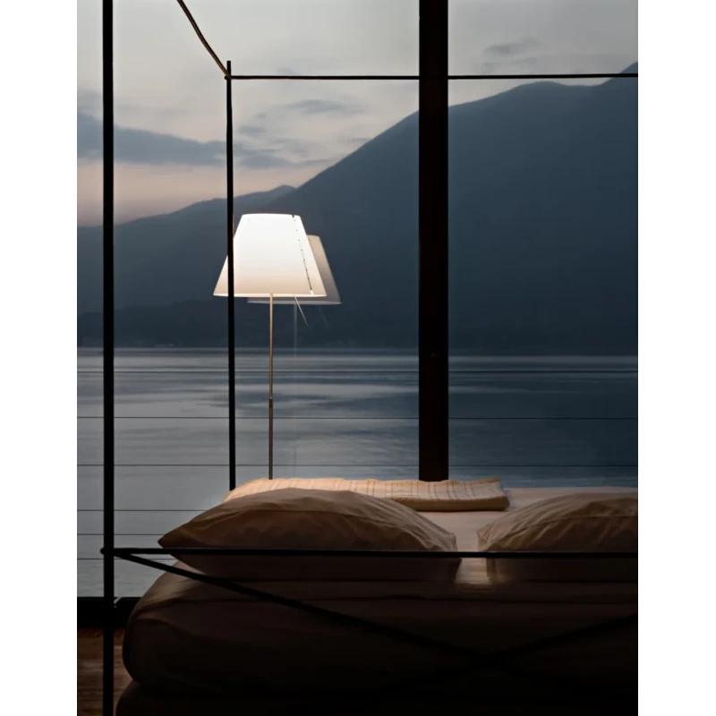 Luceplan - Costanza Floor Lamp - Telescopic Aluminum Stem