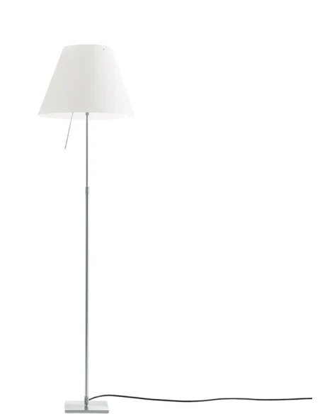 Luceplan - Costanza Floor Lamp - Telescopic Aluminum Stem