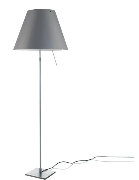 Luceplan - Costanza Floor Lamp - Telescopic Aluminum Stem