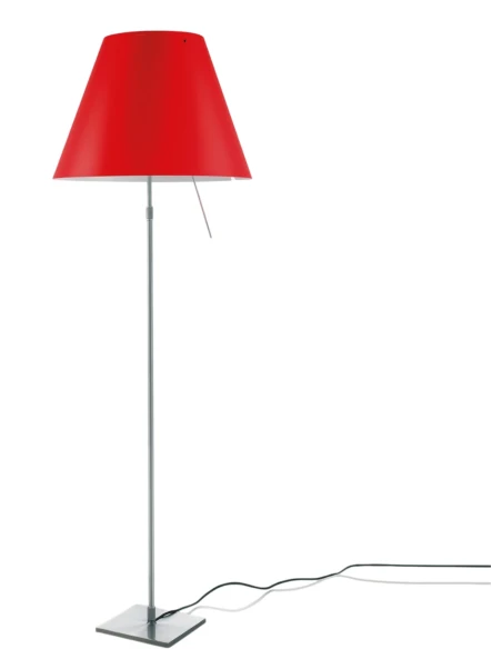 Luceplan - Costanza Floor Lamp - Telescopic Aluminum Stem