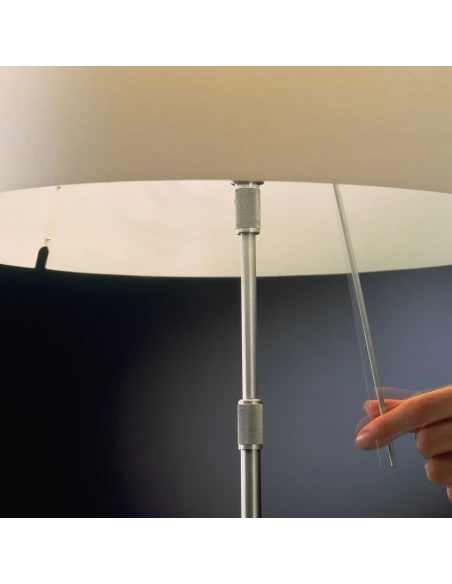 Luceplan - Costanza Floor Lamp - Brass Telescopic Stem