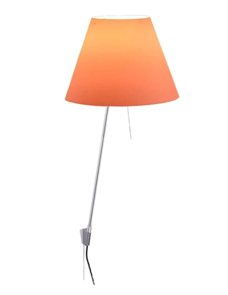 Luceplan - Costanza Lampada da Parete - Stelo Telescopico Alluminio