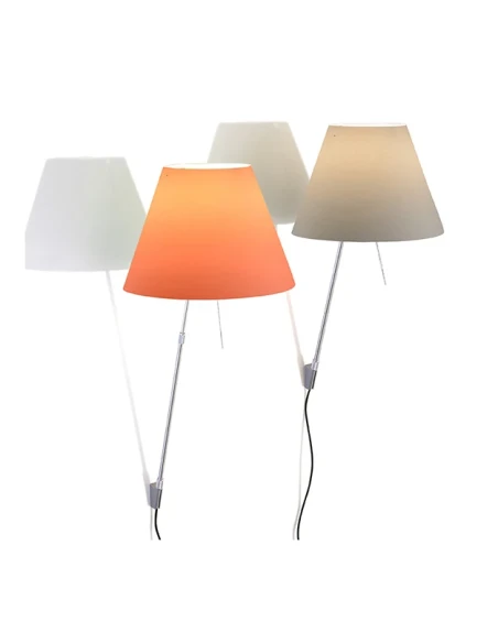 Luceplan - Costanza Lampada da Parete - Stelo Telescopico Alluminio