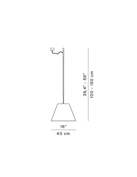 Luceplan - Costanza Pendant Lamp - Up and Down
