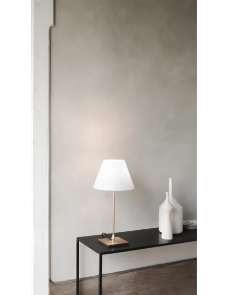 Luceplan - Costanzina Lampada da Tavolo - Stelo Nero