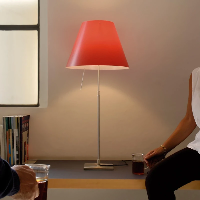 Luceplan - Costanzina Lampada da Tavolo - Stelo Argento