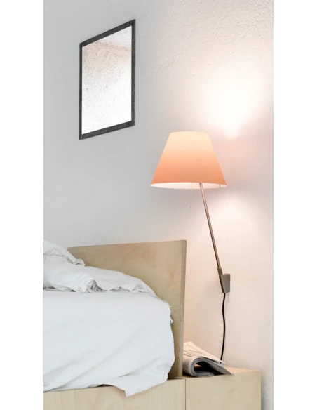 Luceplan - Costanzina Lampada da Parete - Stelo Alluminio