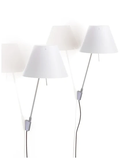 Luceplan - Costanzina Lampada da Parete - Stelo Alluminio