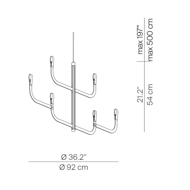 Luceplan - J-us Suspension Lamp - C