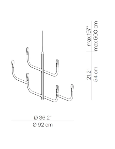 Luceplan - J-us Suspension Lamp - C