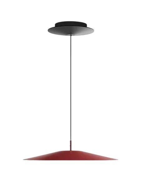 Luceplan - Koinè Lampada a Sospensione - Media Rosso Opaco
