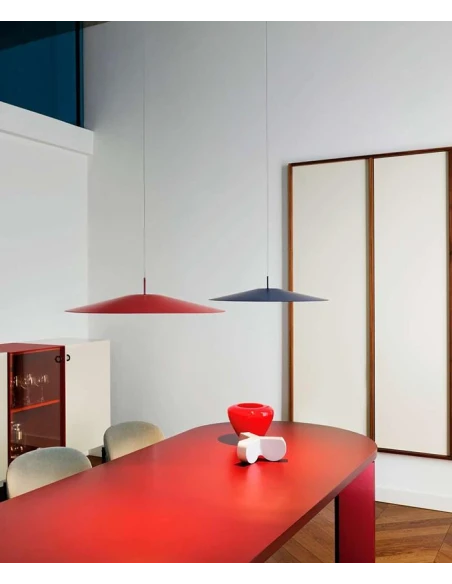 Luceplan - Koinè Pendant Lamp - Medium Matte Blue