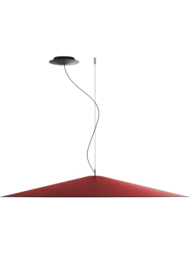 Luceplan - Koinè Pendant Lamp - Large Matte Red