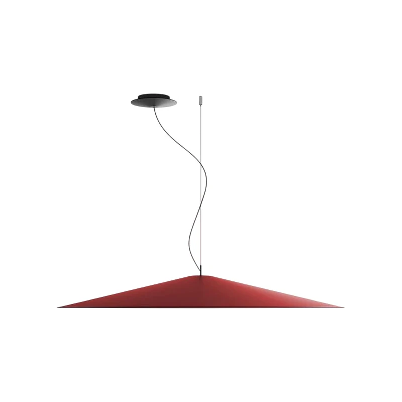 Luceplan - Koinè Pendant Lamp - Large Matte Red