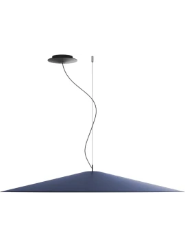 Luceplan - Koinè Lampada a Sospensione - Grande Blu Opaco