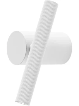 Luceplan - Doi Lampada da Parete / Soffitto - Bianco / Bianco Rigato