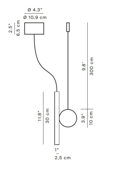 Luceplan - Doi Pendant Lamp A - White