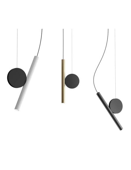 Luceplan - Doi Pendant Lamp A - Black