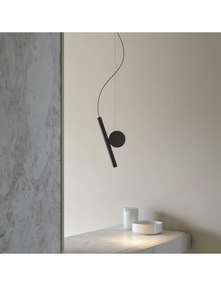 Luceplan - Doi Pendant Lamp A - Black
