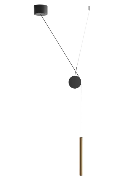 Luceplan - Doi Lampada a Sospensione B - Ottone