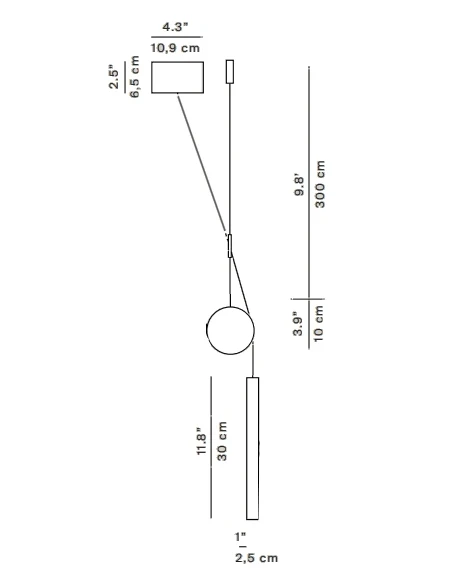 Luceplan - Doi Lampada a Sospensione B - Ottone