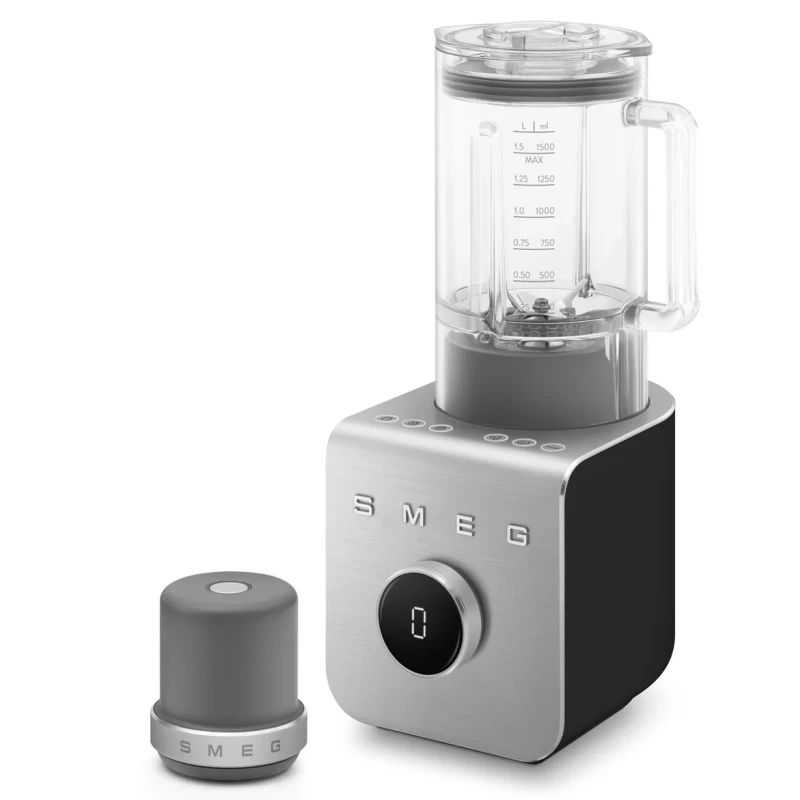 Smeg - High-Performance Blender with Vacuum Pump - Matte Black