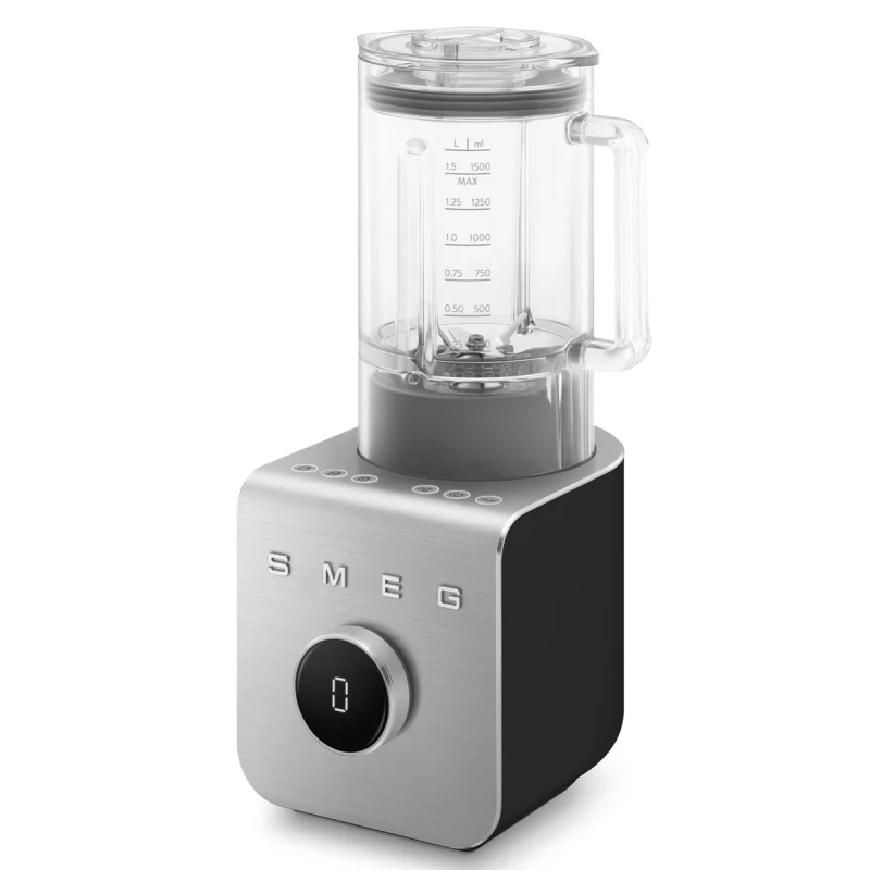 Smeg - High-Performance Blender with Vacuum Pump - Matte Black