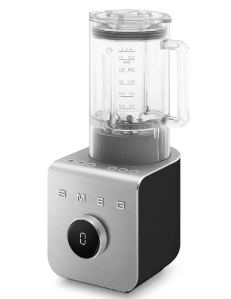 Smeg - Frullatore ad Alte Prestazioni con Pompa Sottovuoto - Nero Opaco