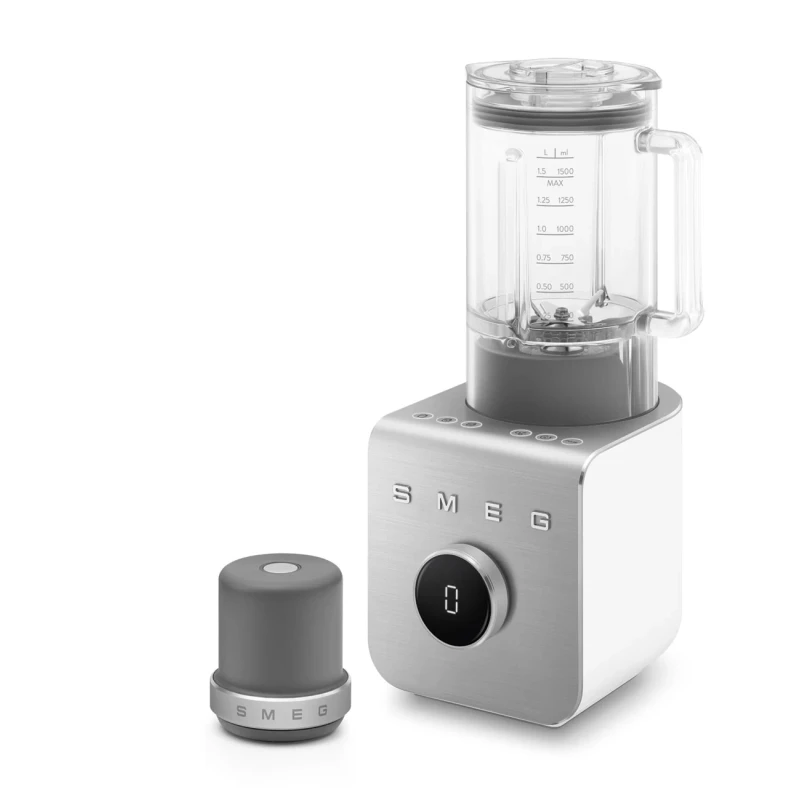 Smeg - High-Performance Blender with Vacuum Pump - Matte White