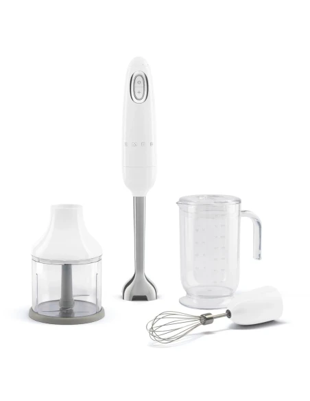 Smeg - Frullatore a Immersione con Accessori Inclusi - Bianco