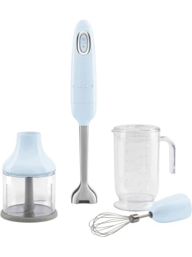 Smeg - Frullatore a Immersione con Accessori Inclusi - Azzurro