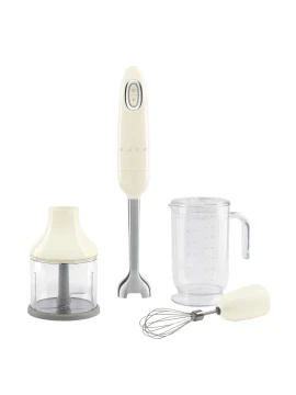 Smeg - Hand Blender with Accessories Included - Cream