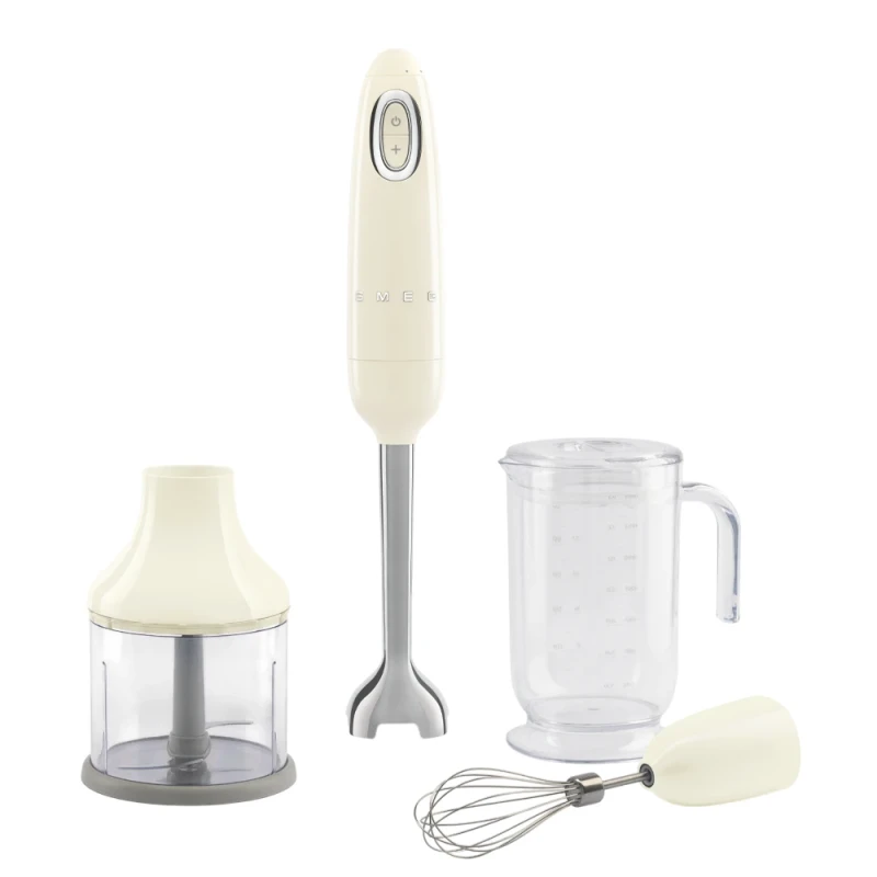 Smeg - Frullatore a Immersione con Accessori Inclusi - Panna