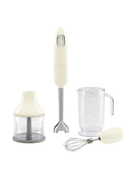 Smeg - Frullatore a Immersione con Accessori Inclusi - Panna