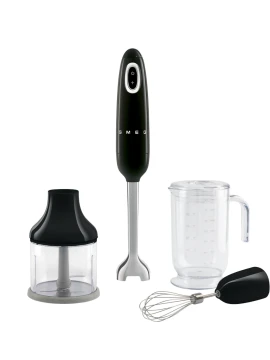 Smeg - Hand Blender with Accessories Included - Black