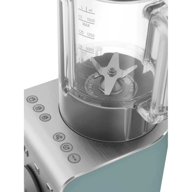Smeg - High-Performance Blender with Vacuum Pump - Matte Emerald Green